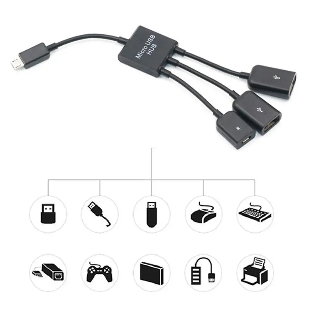 3/4 порт Micro USB данных питания зарядки OTG хаб кабель для планшет телефон Android