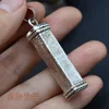 Colgantes de amuleto Mantras tibetano, joyería de plata de Nepal 925, joyería tibetana de la suerte, caja de oración auspiciosa GAU, envío gratis T9107 ► Foto 2/5