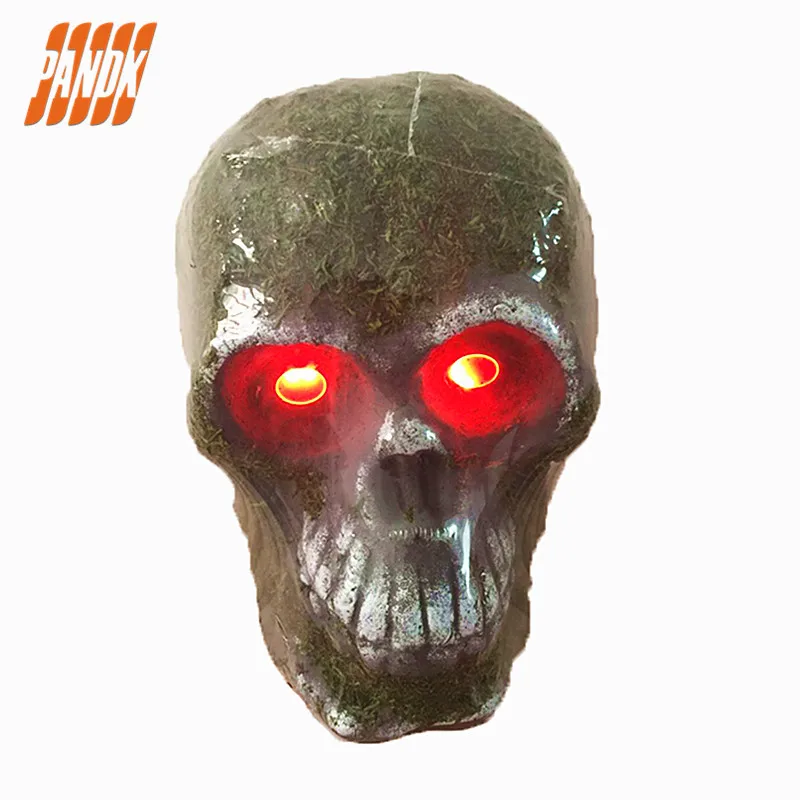 led halloween skull light halloween decorations holiday props halloween props realistic skull haunted house ideas party