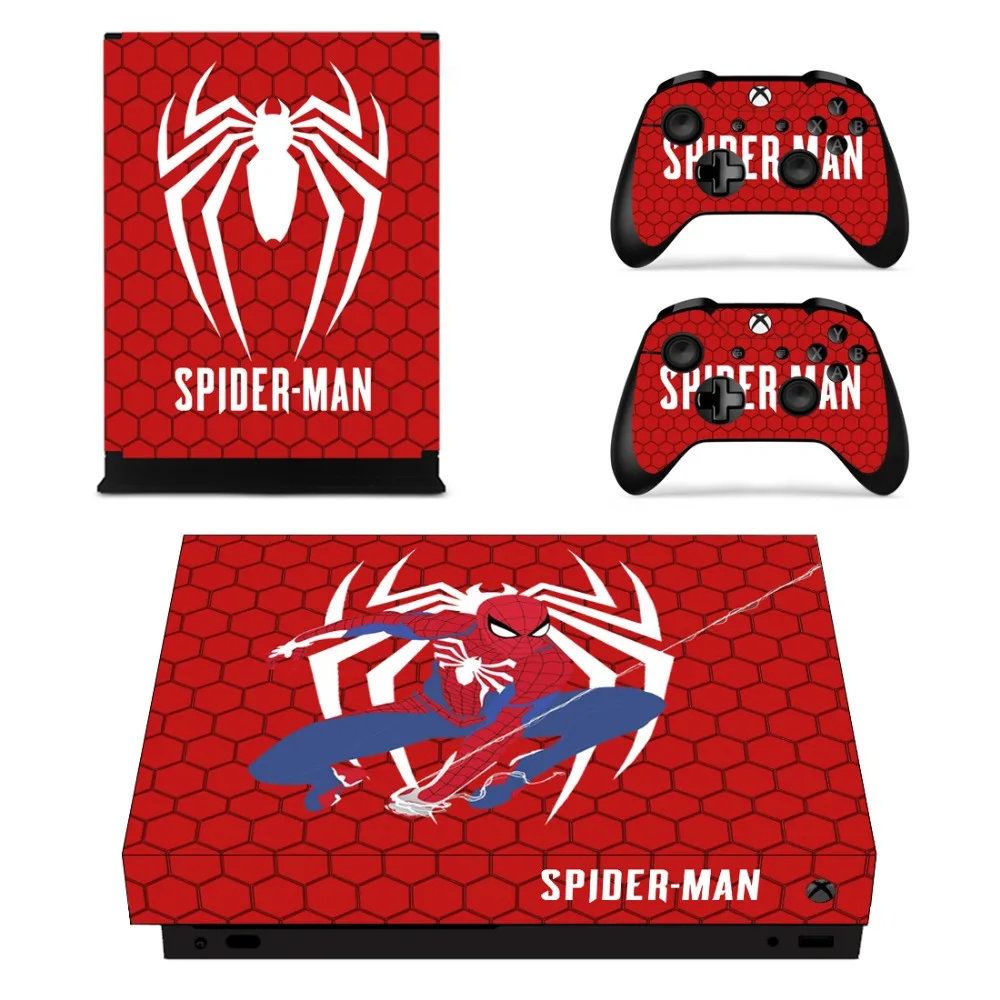 Spiderman Spider Man Venom Xbox One X Skin Sticker Cover ConsoleSkins.co