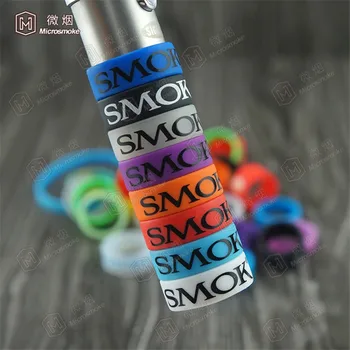 

factory wholesale 500pcs Free DHL SMOK TANK vape band 21mm*10mm OEM Customized logo big baby material silicone rings
