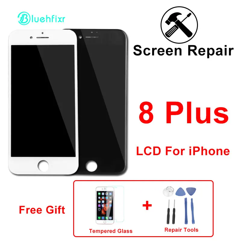 

AAA High Quality Screen for iPhone 8Plus LCD Display Touch Screen Digitizer Assembly Replacement with Gift Glass Film+Tools