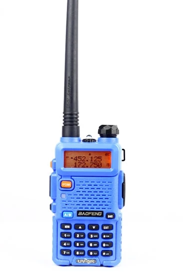 Лидер продаж года Baofeng УФ 5R Двухканальные рации UV-5R VHF136-174MHz и UHF400-520MHz Dual Band Дисплей 5 Вт/1 Вт 128ch ham радио - Цвет: Синий