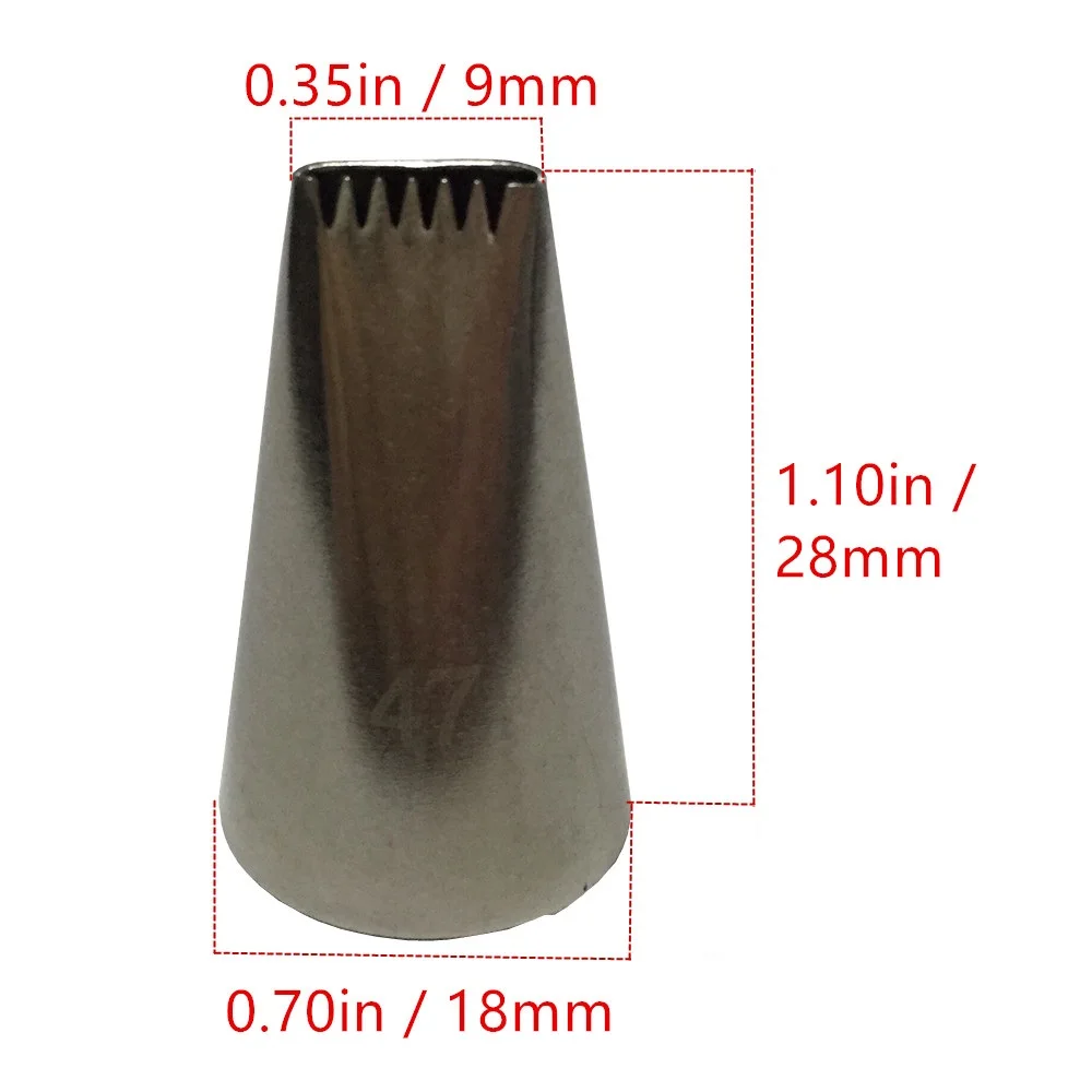 1 шт. нержавеющая сталь для глазировка торта сопло Кондитерские наконечники набор для торт сахарный поделка крем кекс украшения инструменты