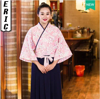 

New Unisex Japanese Korea Style Medium Sleeve Chef Cook Uniform Set Waiter Work Wear Restaurant Cook Top+Dress WXR001