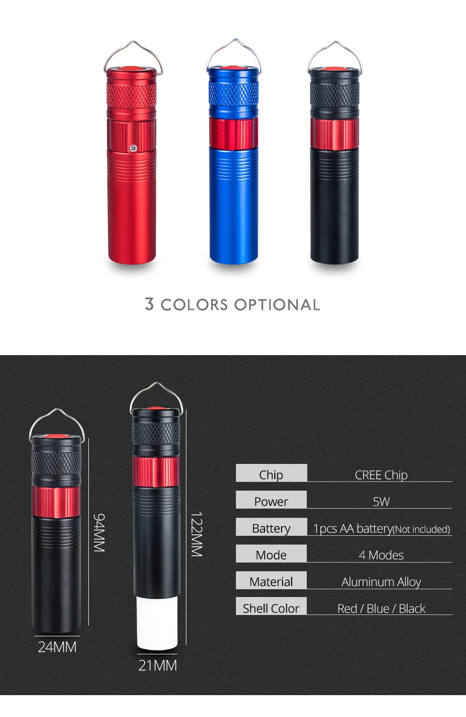Camping Fishing Hunting Flashlights (2)