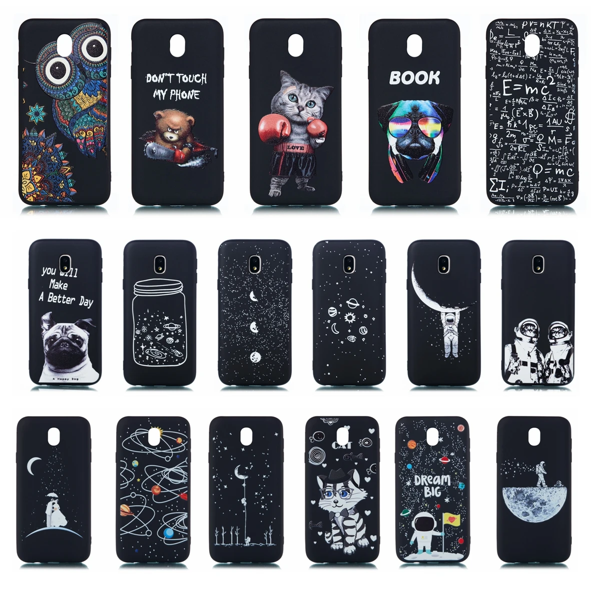 Luxury Case For Samsung Galaxy J530/J5 Pro Mobile Phone Shells Bumper J5Pro/J530 J 530 Cartoon Painting Cases Coque |