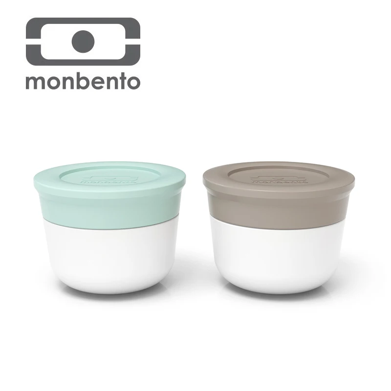 Франция Monbento красочные соусница милые герметичные пластиковой крышкой Мини
