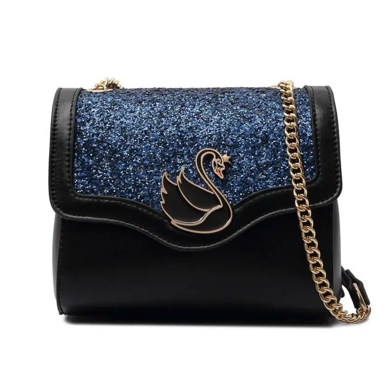 Luxury Swan Graphics Handbags Women Bags Designer Crossbody Bags Women