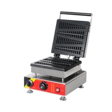 Commercial Electric Non Stick Waffle Maker Christmas Tree Pipe Stainless Steel Waffle Maker Cake pastry Oven Machine stainless steel electric two slices rectangle waffle maker heart shaped waffle maker