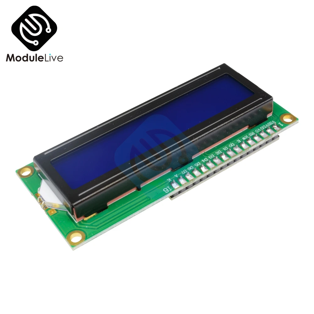 Модуль ЖК дисплея IIC/I2C 1602 дисплей с голубой и Желтой подсветкой 5 В для Arduino UNO R3