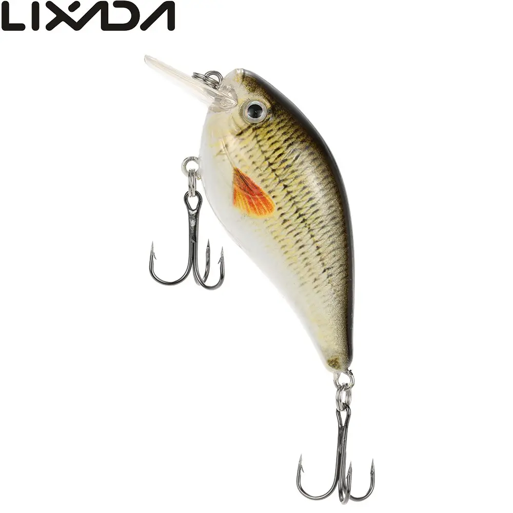 

Lixada Metal Fishing Bait 75mm/13g Crank Fishing Lure Hard Bait with Hooks Fishing Tackle