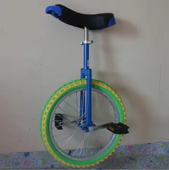 

20 inch Steel ring colorful tire Single wheel Bicycle Single-wheel Lock bike for height 160-175cm