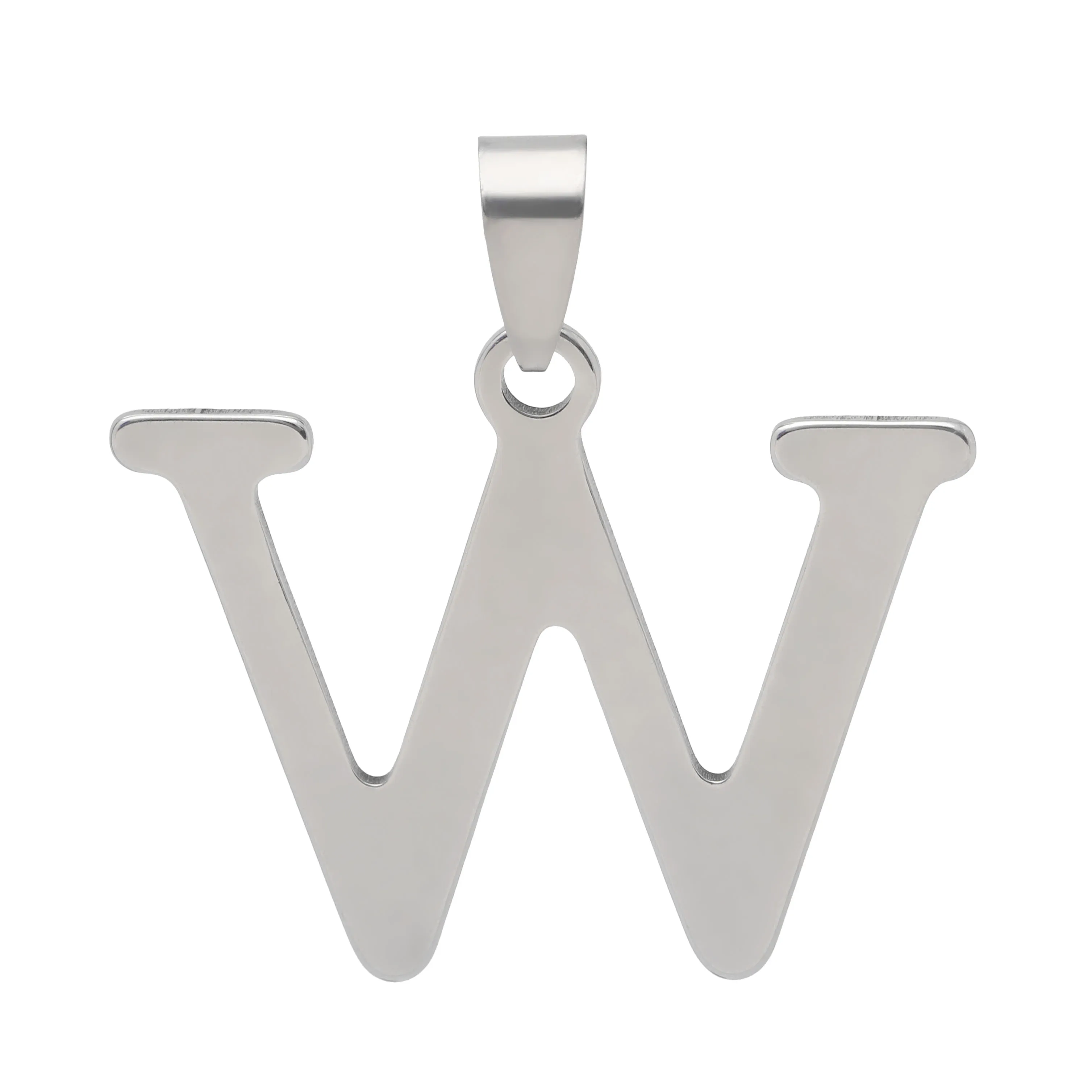 Collar Con Colgante De Letra 316L Para Mujer Gargantilla De Acero 