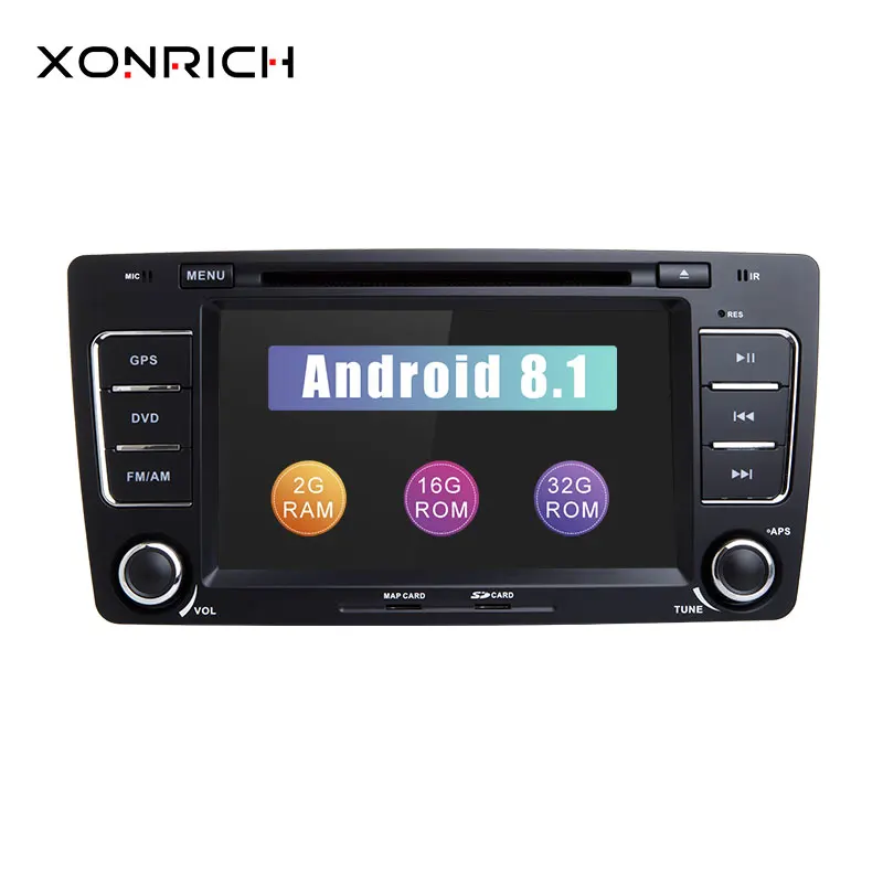 

AutoRadio 2 Din Android 8.1 Car DVD Player For Skoda Octavia A 5 A5 2 3 Yeti 2008 2009 2010 2011 2012 2013 2014 GPS Navigation