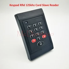 125 кГц Rfid карты ведомый читатель водонепроницаемый IP65 125 кГц Weigand26/размеры 34 ID Близость EM кард-ридер с кнопка дверного звонка