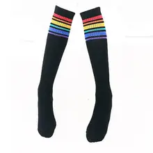 Популярные детские носки школьные хлопчатобумажные носки в полоску для девочек красивые высококачественные влагостойкие удобные Гольфы Meias# ZD