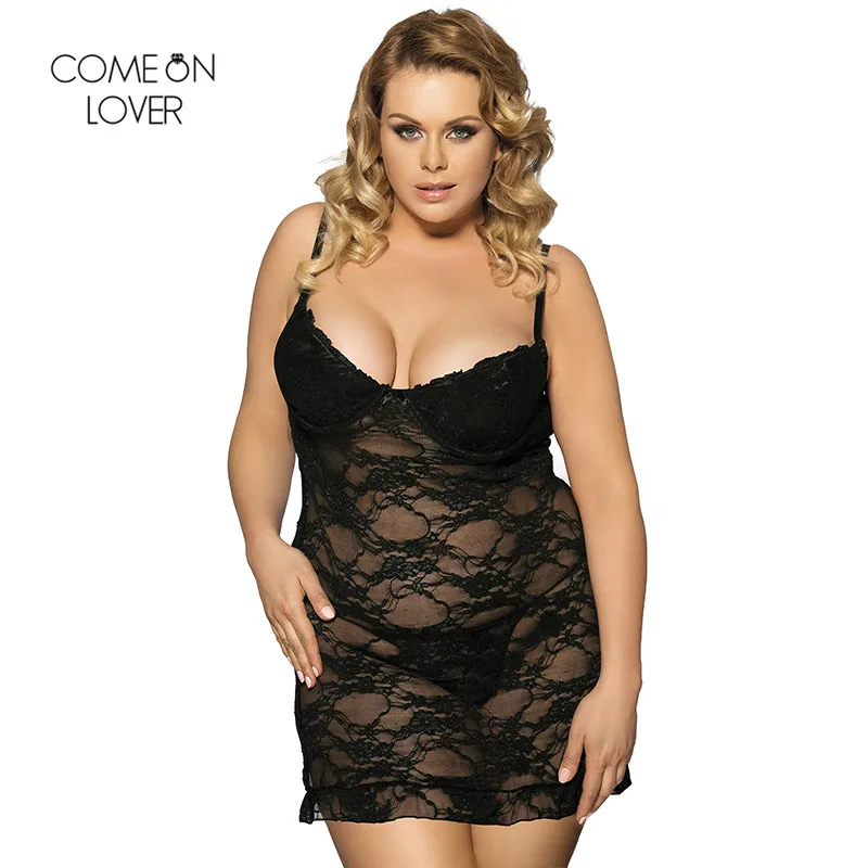 Comeonlover кружевная ночная рубашка женское облегающее нижнее белье бюстье пуш ап