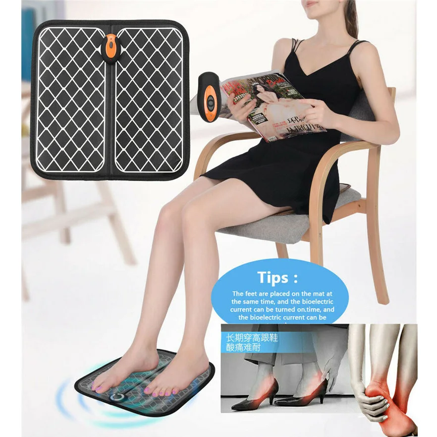 

Remote Control Shiatsu Kneading New Relaxing Leg Massager Foot Pad Vibration Rolling Massager USB Powered Foot Messager Dropship