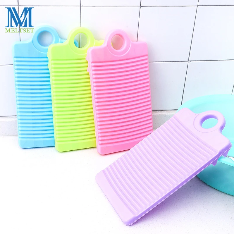 1 Pc Mini Antislip Washboard Thicken PP Material Scrubboard For