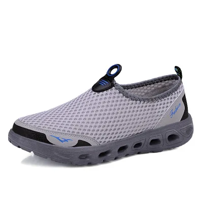 Летняя женская обувь на плоской подошве; обувь на платформе без шнуровки; модные кроссовки; сетчатый светильник; лоферы; женская обувь; Весенняя женская повседневная обувь; Basket - Цвет: XHBX6-light gray