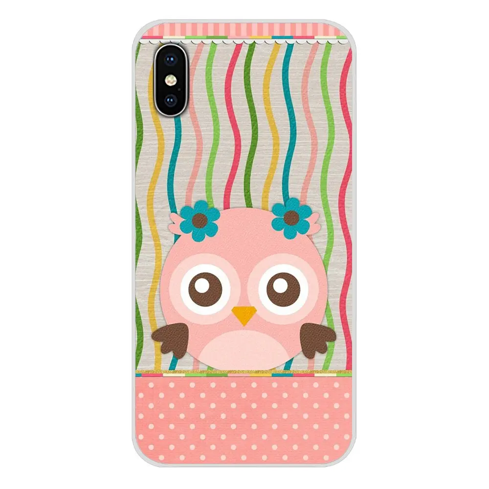 Силиконовый чехол для телефона с милой совой сердечками Xiaomi Mi6 A1 5X 6X Redmi Note 5 5A 4X 4A 4 3