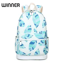 WESTCREEK Бренд Печати Рюкзак Женщины Зеленые Листья Bagpack Холст Школьный для Девочек-Подростков Рюкзак Для Ноутбука Рюкзак Путешествия