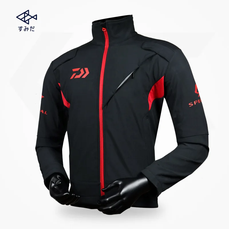 

DAIWA DAWA Winter Outdoor Running Rain Jacket Camping Man Windbreaker Quick Dry Fishing Keep Warm Clothing Climbing Coat