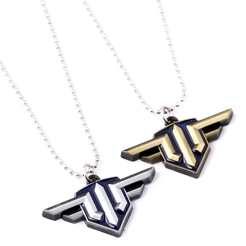 FPS Game World Of Warships Round Bead Chain Choker Necklace WOWS Alloy Pendant Keychain Keyring Men Women Fashion jewelry Gift | Украшения