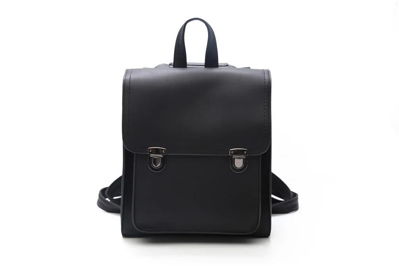DIDA BEAR, женский рюкзак, женские рюкзаки из искусственной кожи, школьная сумка для девочек-подростков, модный рюкзак, дорожные сумки через плечо - Цвет: Черный
