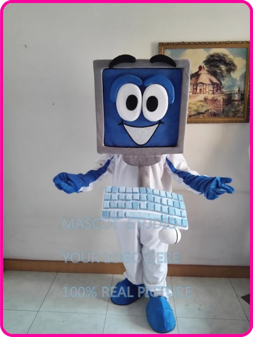 Mascot Computer Character Mascot Costume Custom Fancy Costume Anime Cosplay Kits Mascotte Fancy Dress Carnival Costume Costumes Anime Costume Anime Cosplaycostume Costume Aliexpress