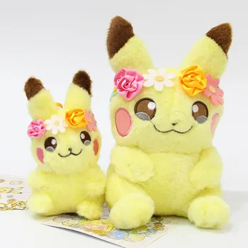 

2018NEW high quality Pikachu Stuffed toy dolls Pikachu Plush toy pendant Backpack wallet schoolbag pendant A birthday present