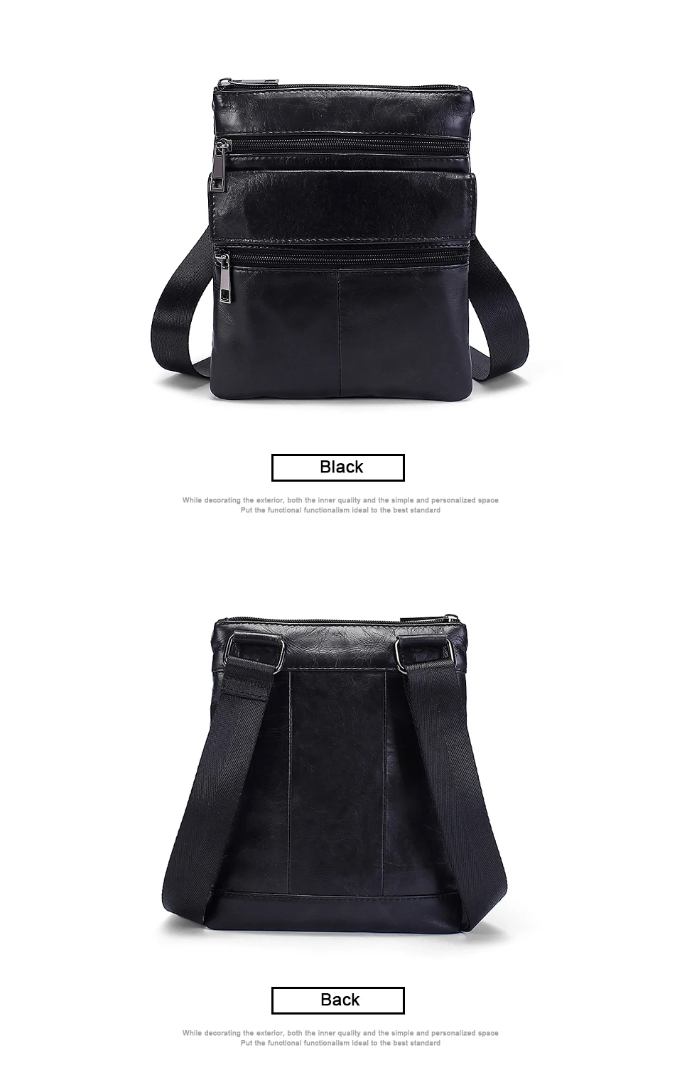 Genuine Leather men bags male cowhide flap bag Shoulder Crossbody bags Handbags Messenger small men Leather bag_01 (6)