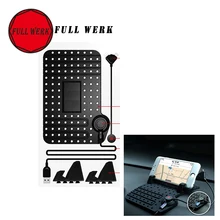 1 шт., автомобильный бочонок липкое противоскользящее покрытие коврик держатель кронштейн стойка с USB Зарядное устройство автомобильные аксессуары для интерьера для мобильного телефона mp4 gps Pad