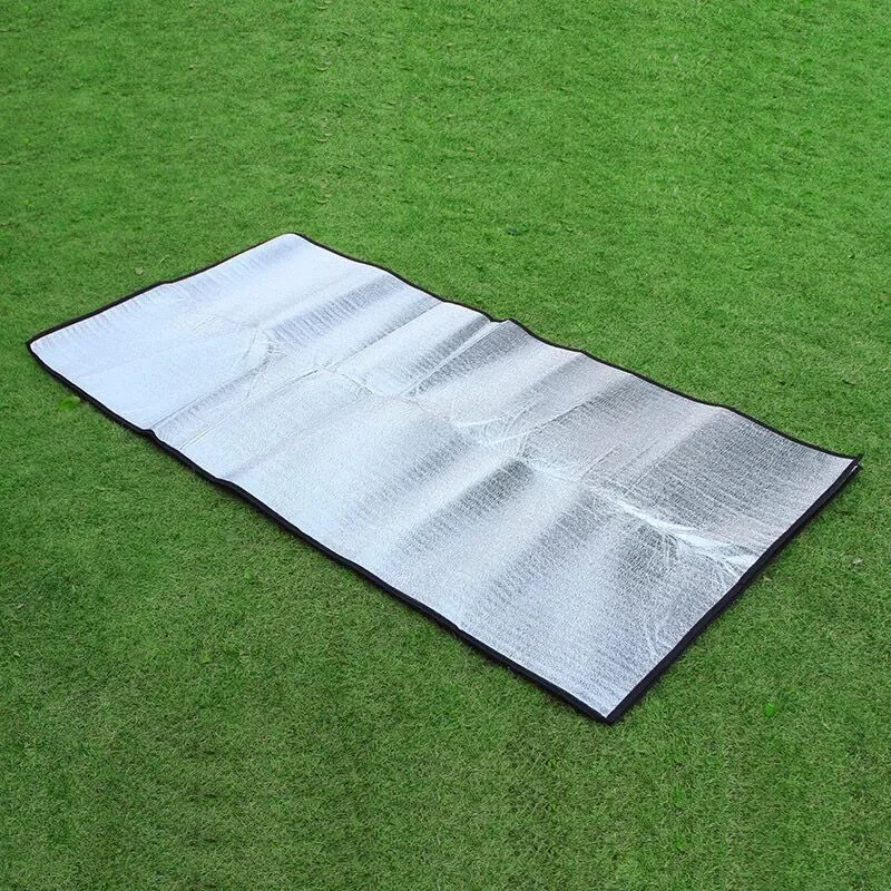 Алюминиевая пленка напольная Портативная Складная влагостойкая водонепроницаемая палатка для пикника Коврик для сна пляжная игрушка