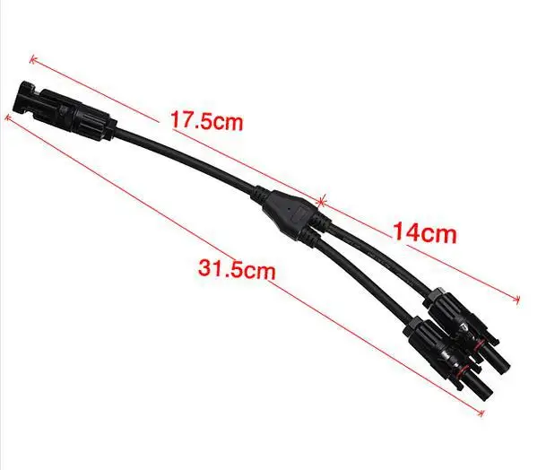 1 пара x MC4 разъем Y филиал M/F и F/M, mc4 Y 2 Мужской 1 Женский и 2 Женский 1 Мужской солнечной панели Кабельный разъем