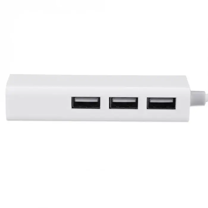 Новый горячий USB3.1 тип-c до 3 портов USB концентратор с RJ45 Lan адаптер для Apple Macbook 8