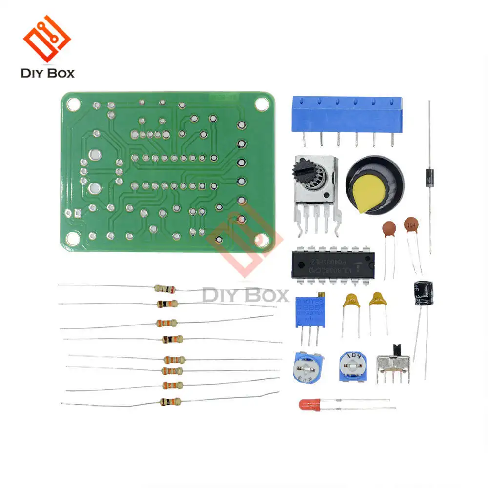 ICL8038 монолитная функция генератор сигналов модуль DIY Kit синусоида квадратный треугольник электронная доска DC 12 В квадратная волна