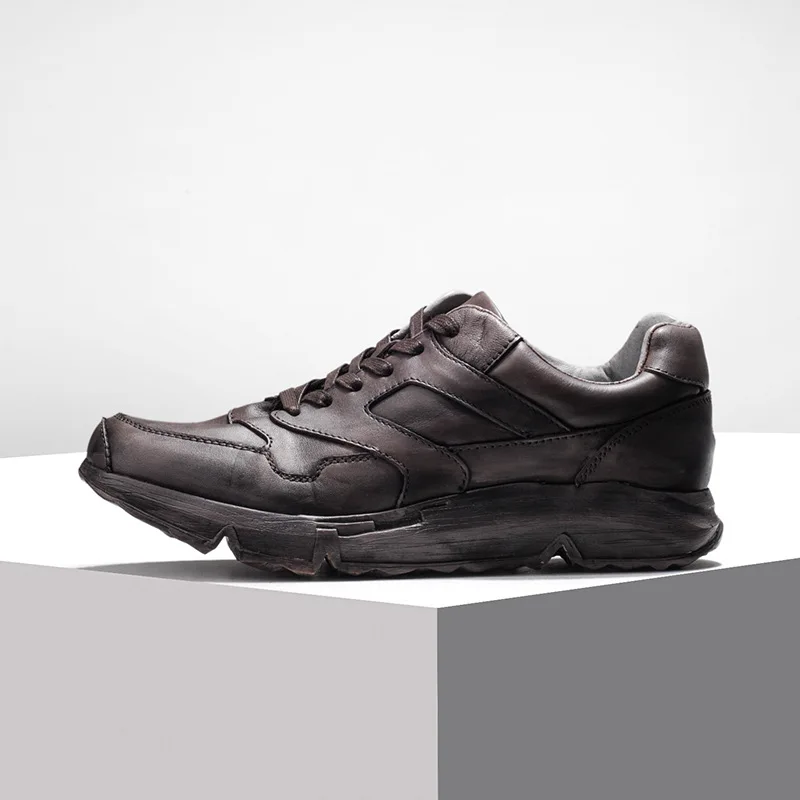 Genuino Transpirable Hombres Vaca Hombre Del Los Cuero Primavera amarillo Todo fósforo Moda De Casuales Negro Piel Botas Zapatos Ocio Zapatillas Deporte TwxIvq