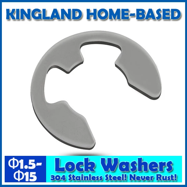 

GB896 Lock Washers Retaining Washers For Shafts 304 Stainless Steel 1.5 / 2 / 2.5 / 3 / 3.5 / 4 / 5 / 6 / 7 / 8 / 9 / 10 / 12mm