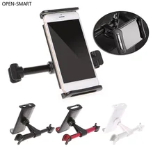 OPEN-SMART 360 Degree Rotate Adjustable ABS Car Back Seat Headrest Mount Stand Holder For 4″-11″ Phone Tablet