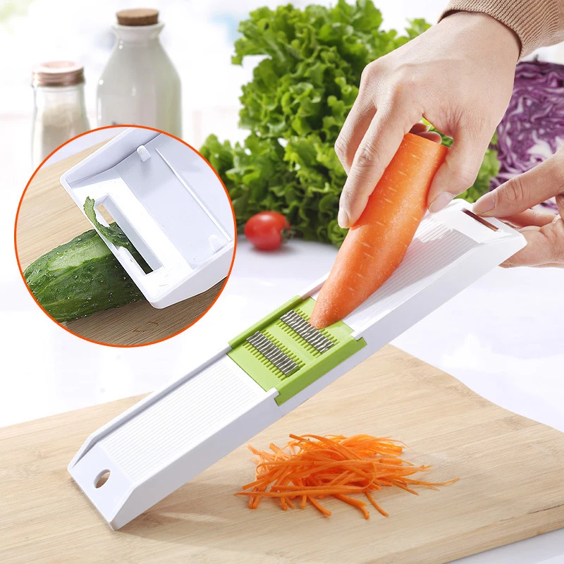 Горячая Распродажа 5 в 1 Руководство овощерезка Slicer с Нержавеющая сталь лезвие картофель морковь сыр Фрукты Терка Dicer Кухня инструмент