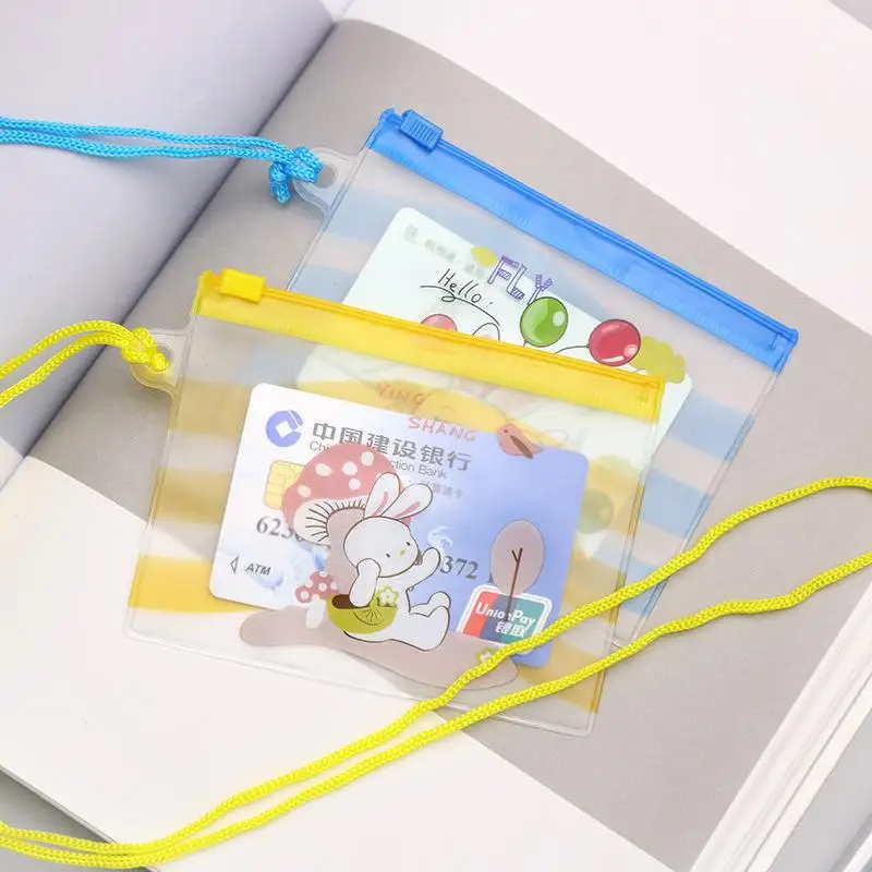 

Transparent Pvc Card Sets Of Work Documents, Bus Cards, Bags, Pull Pockets, Cartoon Stationery, And Sling Wholesale.