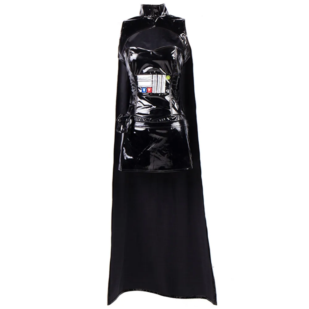 

Vocole Halloween Women Balck Sexy Star Wars Anakin Skywalker Costumes Commander Darth Vader Cosplay Fancy Dress