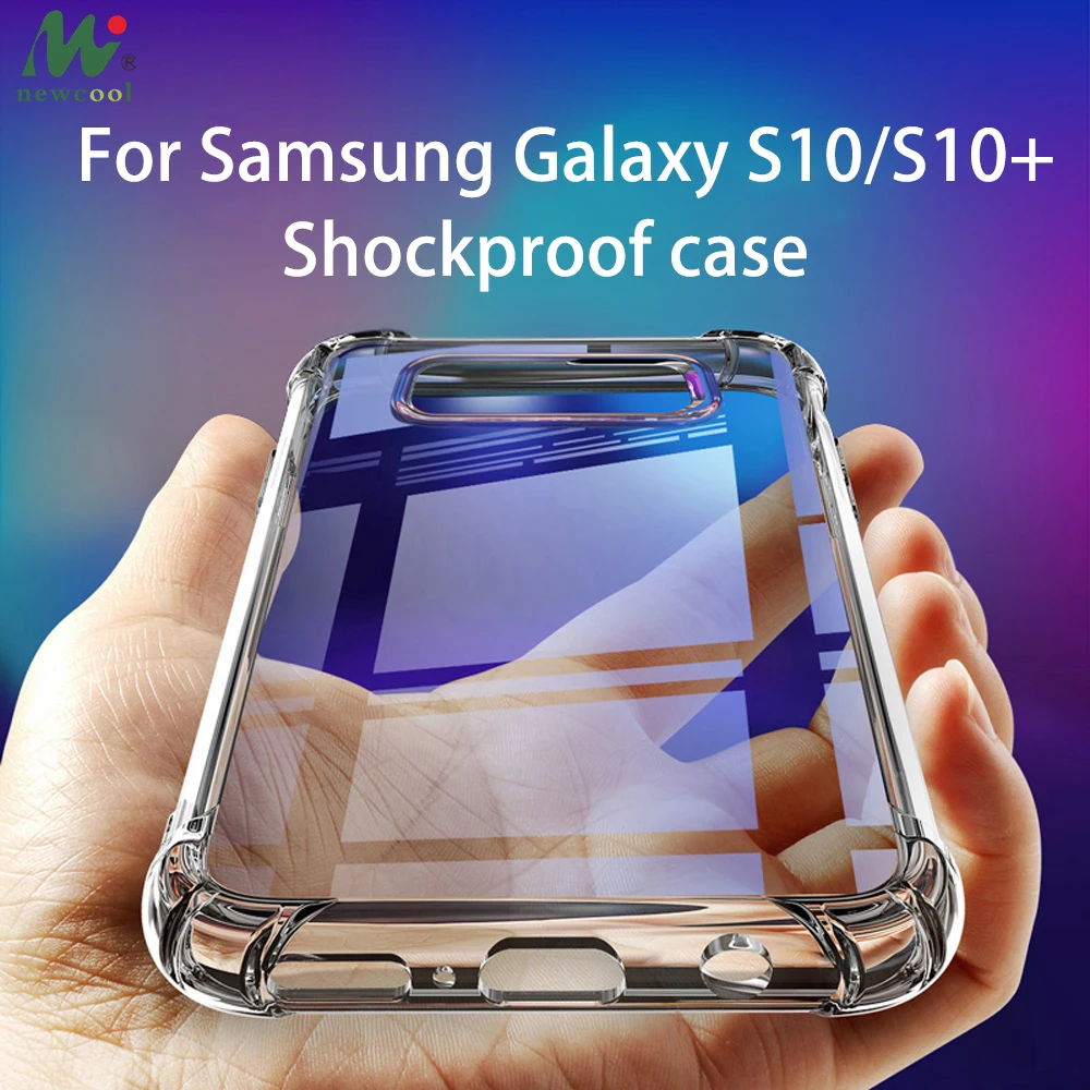 

S10 LITE Anti-shock Soft Clear silicone TPU cover Case For SAMSUNG GALAXY S10 5G S10E PLUS phone case transparent cover