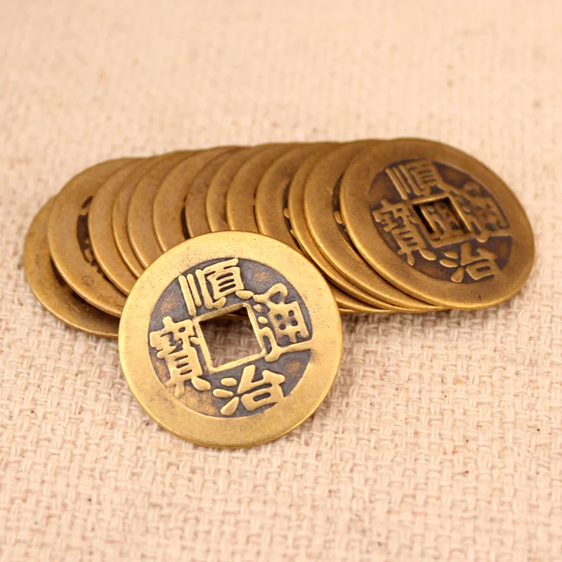 Wholesale 100Pcs/Lot Feng Shui Lucky Antique Chinese Fortune Coin Oriental Emperor Qing Money I Ching Set AL3272 Wholesale 100Pcs/Lot Feng Shui Lucky Antique Chinese Fortune Coin Oriental Emperor Qing Money I Ching Set AL3272