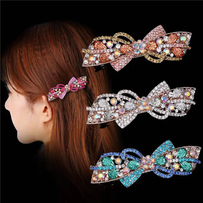 10pcs Bride Hair Clips Wedding Rhinestone Alloy Accessories Jewelry