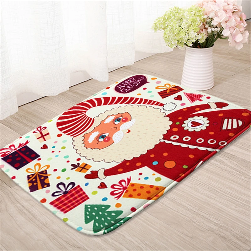 Christmas Bath Mats Home Decorating Ideas Interior Design Honlaker Christmas Bath Mats Flannel Printing Bathroom Rug Toilet