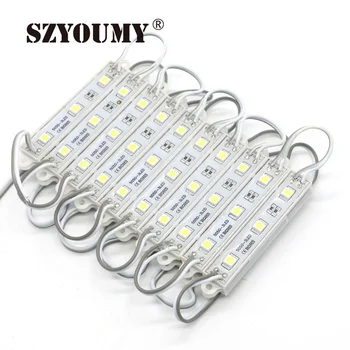 

SZYOUMY 5000PCS Waterproof Led 5050 Module 3 Leds DC12V IP65 Purple Color Outdoor Led Channel Letter Advertising