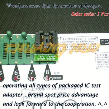 

SSOP8/TSSOP8 for SPI-FLASH Programmer Adapter 24XXX eeprom flash Adapter (Two placement)